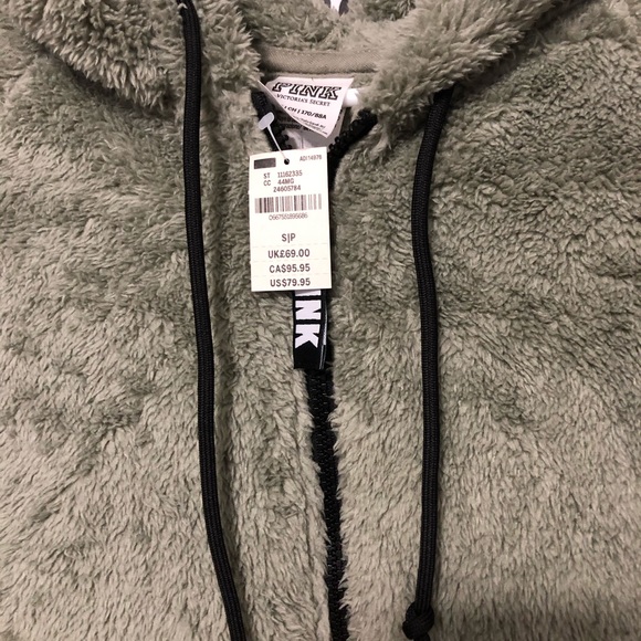 PINK Sherpa half zip - Picture 2 of 2